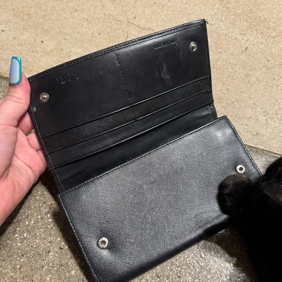Prada Saffiano Leather Long Wallet - Picture 5 of 6